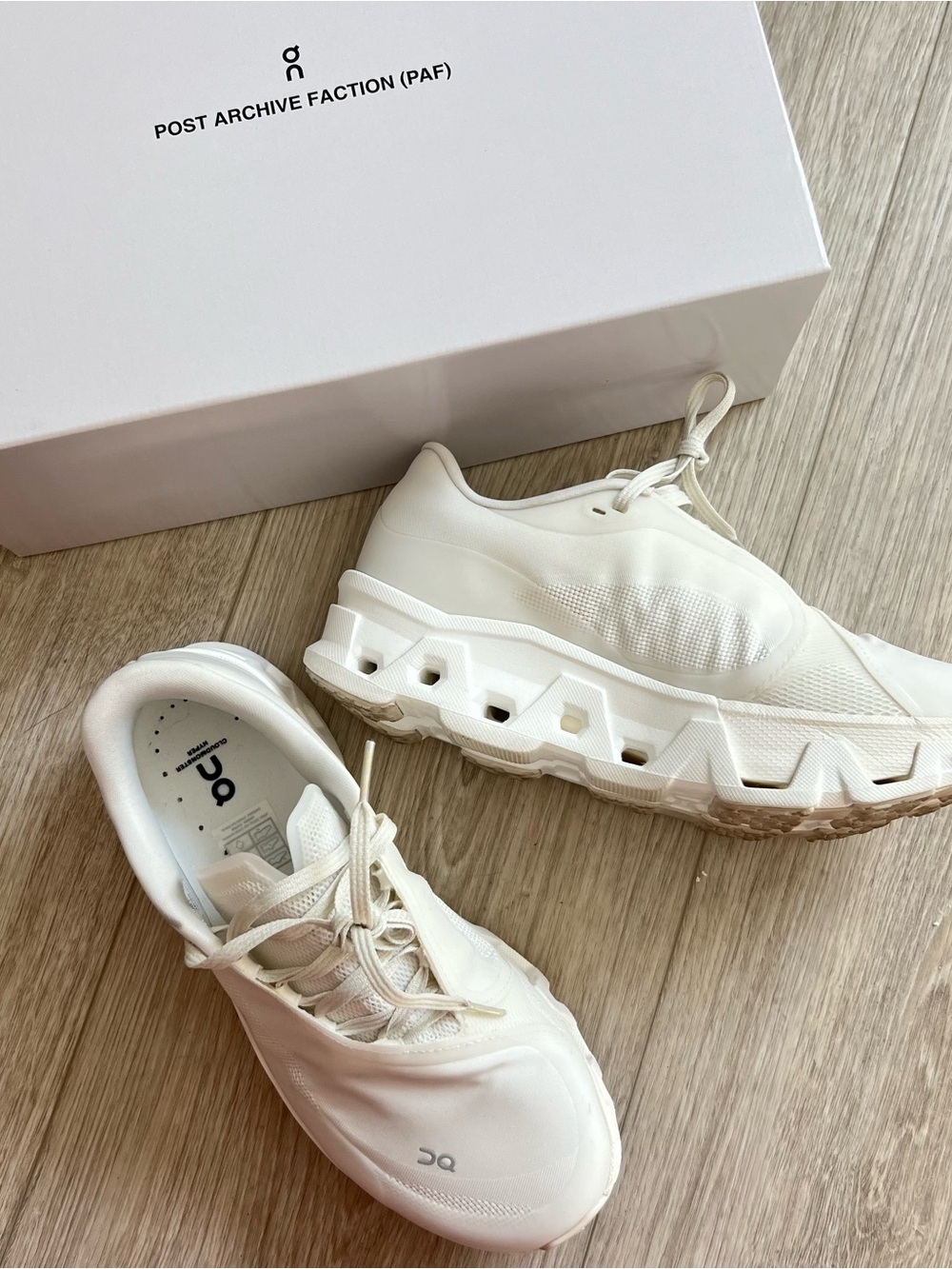 On Running x Post Archive Fashion PAF Cloudmonster 2 sneakers in white
